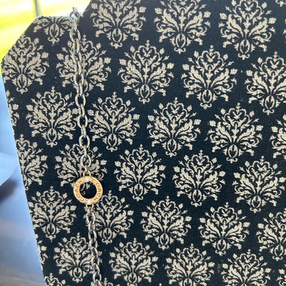 Coach gold tone circle station necklace - Picture 3 of 7